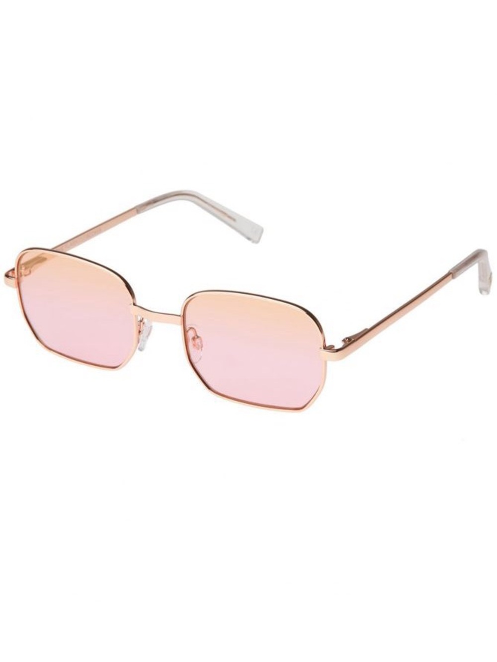 Le Specs The Flash Pink and Gold Sunglasses